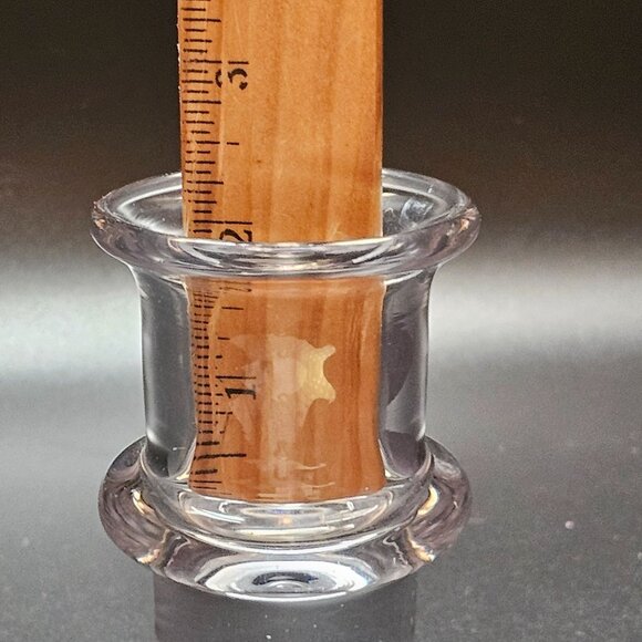 Kosta Boda Glass Bud Vase 4" Sweden Crystal minimalist Art Deco artistic design - Picture 8 of 10